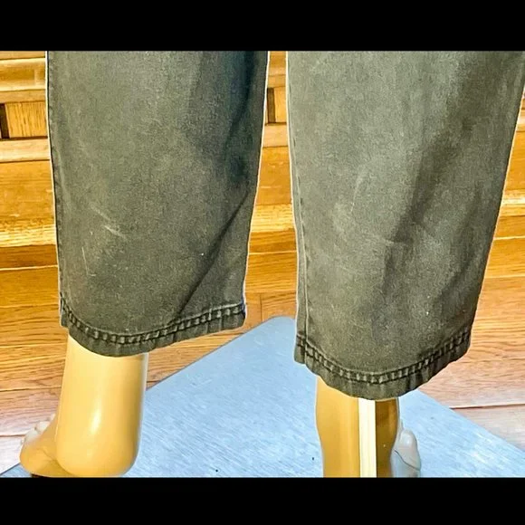 ▪️VTG▪️BUGLE BOY▪️1990's Pleated High Waist Cotton Ankle Pants - Picture 5 of 8